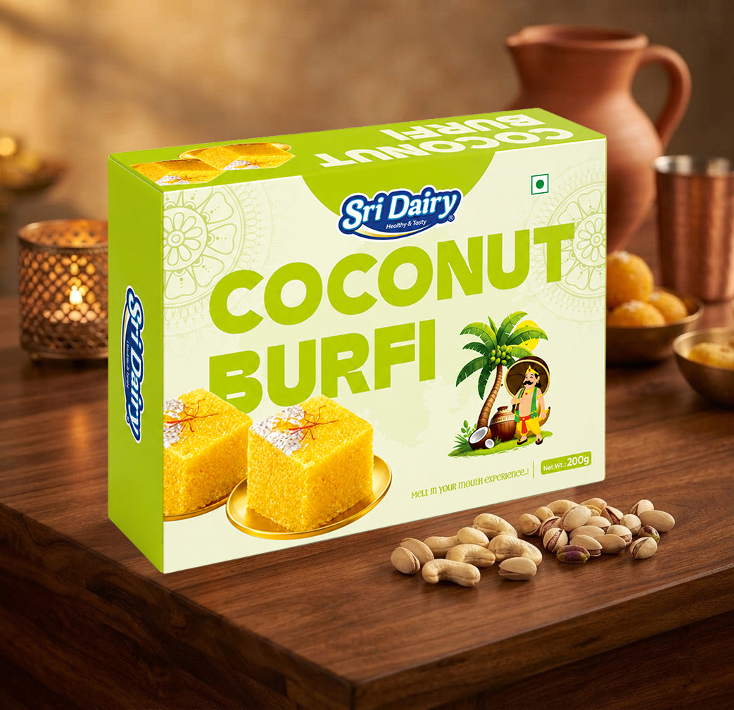 Sri Dairy Coconut Burfi