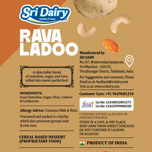 buy rava laddu online sri dairy