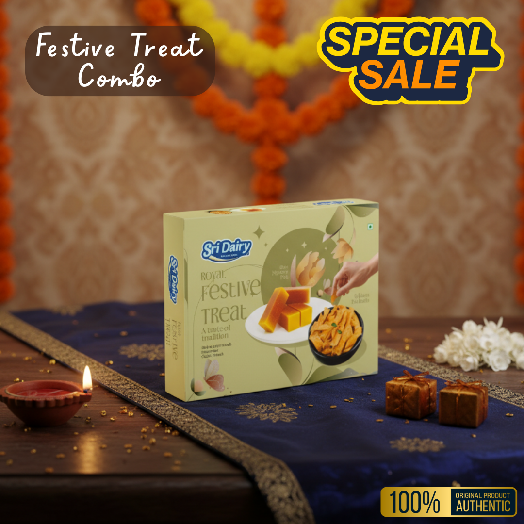 Royal Combo | Ghee Mysore Pak & Ribbon Pakoda