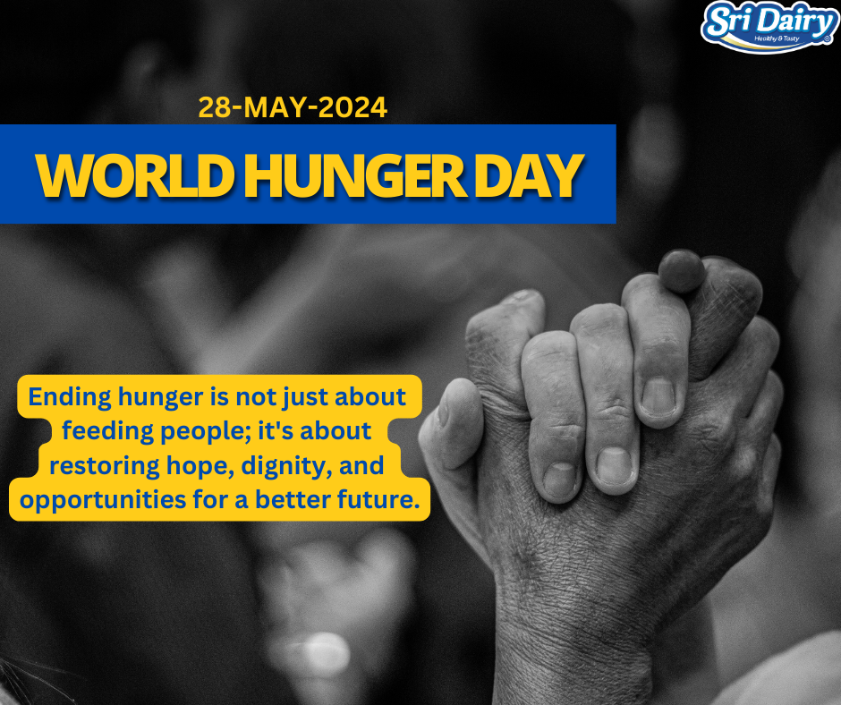 Join Us in the Fight Against Hunger on World Hunger Day – SriDairy