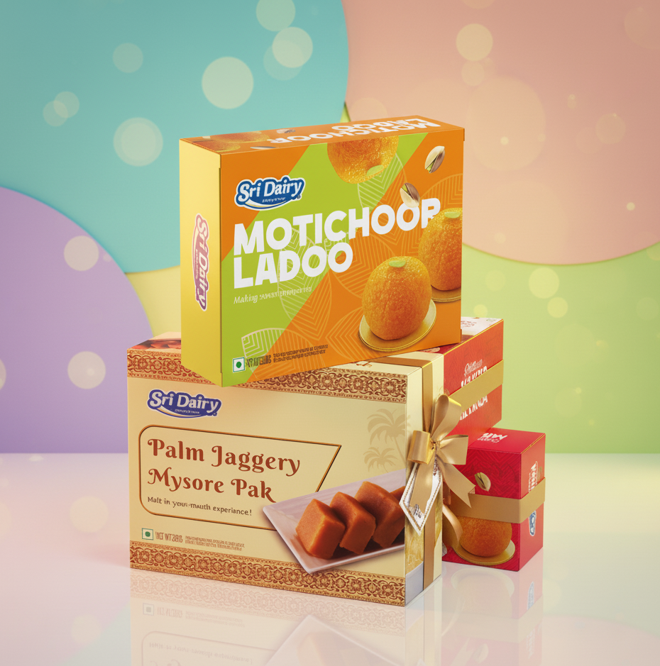 Fresh, Pure & Delicious: Discover Premium South Indian Sweets at Sridairy