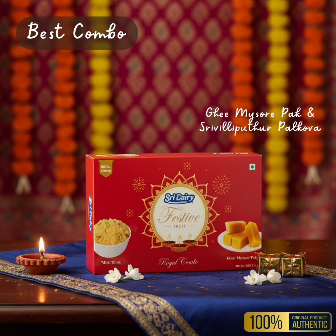 Ghee Mysore Pak & Milk Khoa