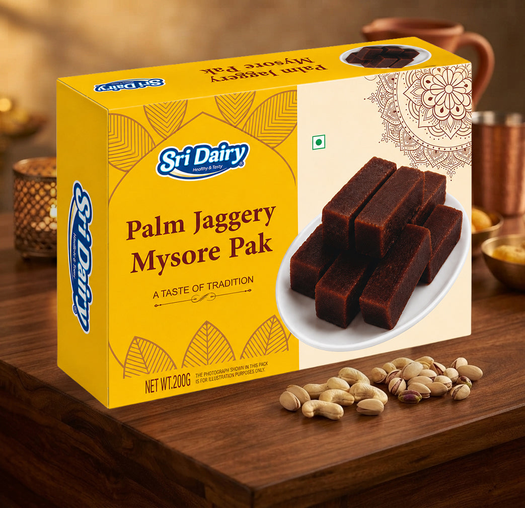 Sri Dairy Palm Jaggery Mysorepak