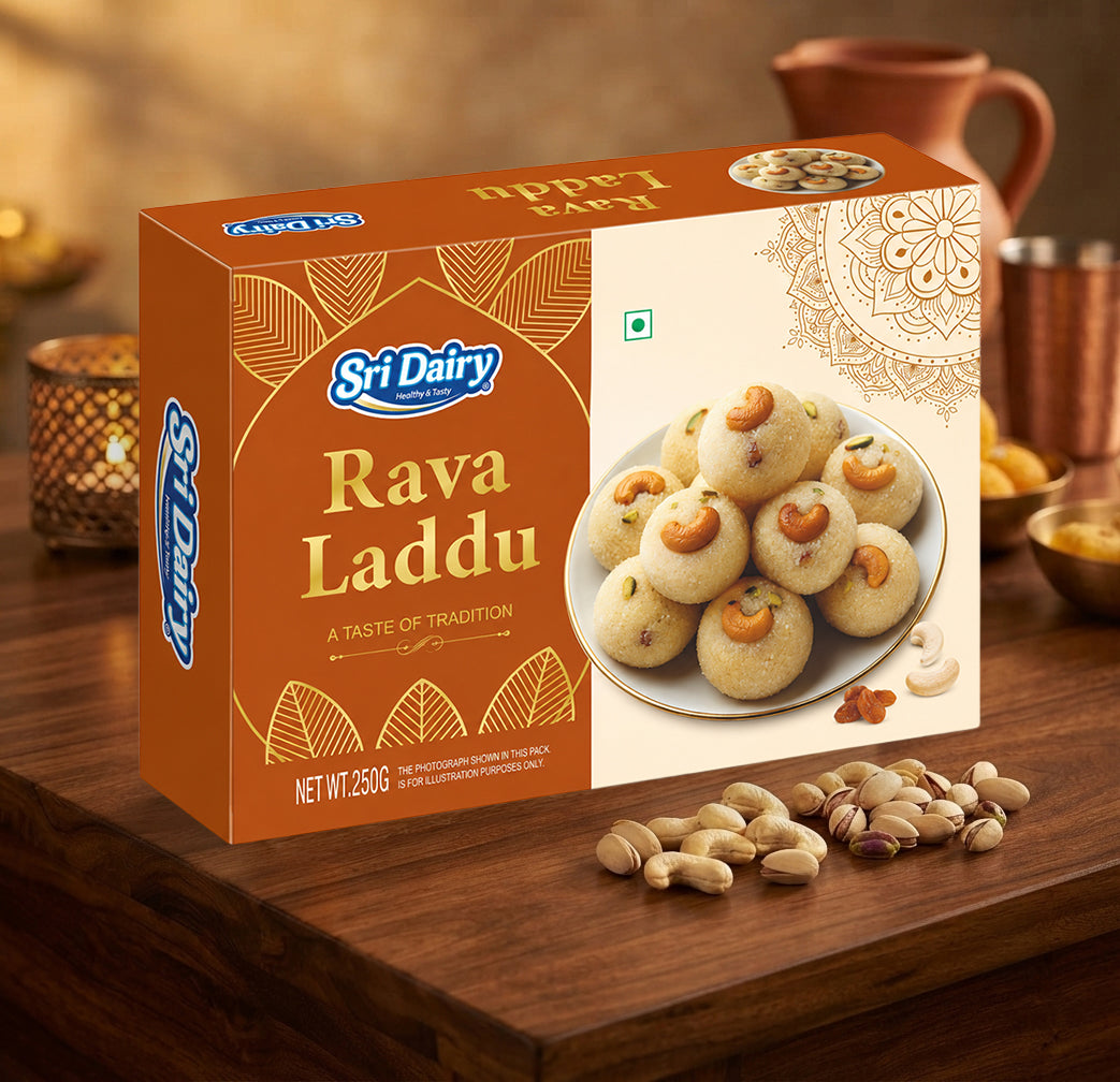 Sri Dairy Rava Ladoo (Rava Laddu)