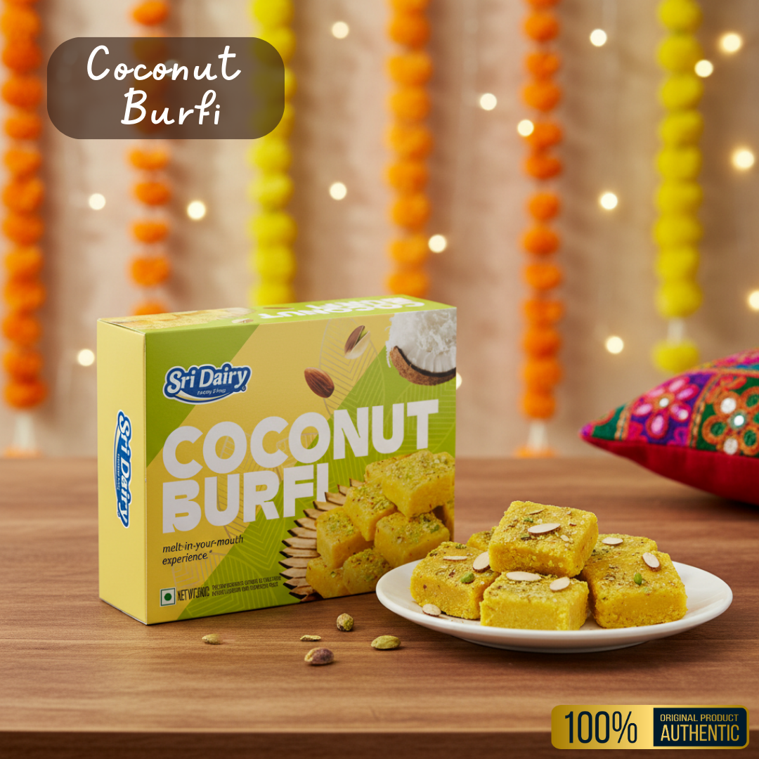 Sri Dairy Coconut Burfi
