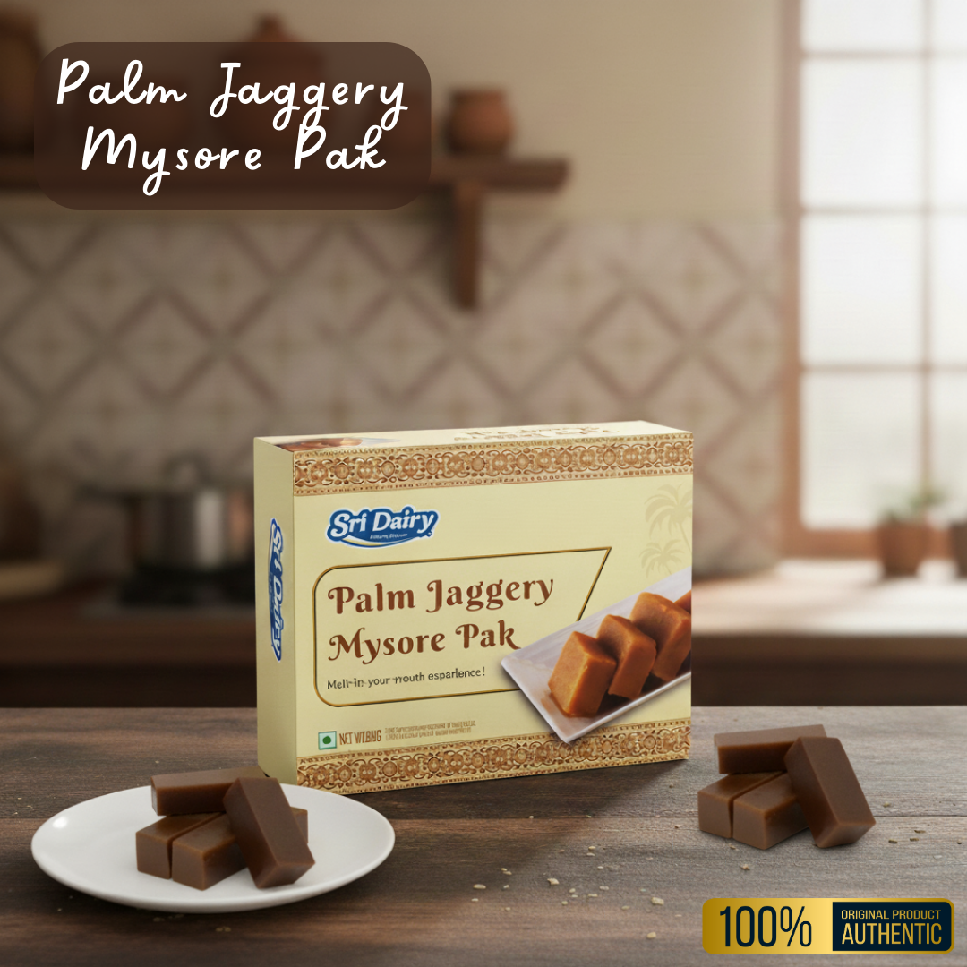 Sri Dairy Palm Jaggery Mysorepak