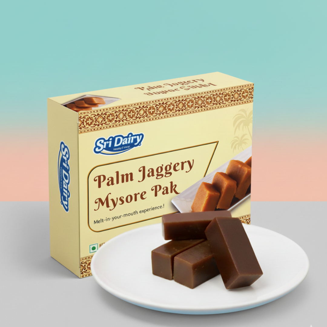 Sri Dairy Palm Jaggery Mysorepak