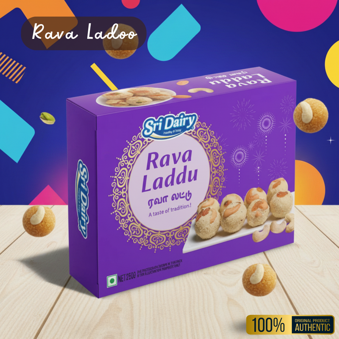 Sri Dairy Rava Ladoo (Rava Laddu)